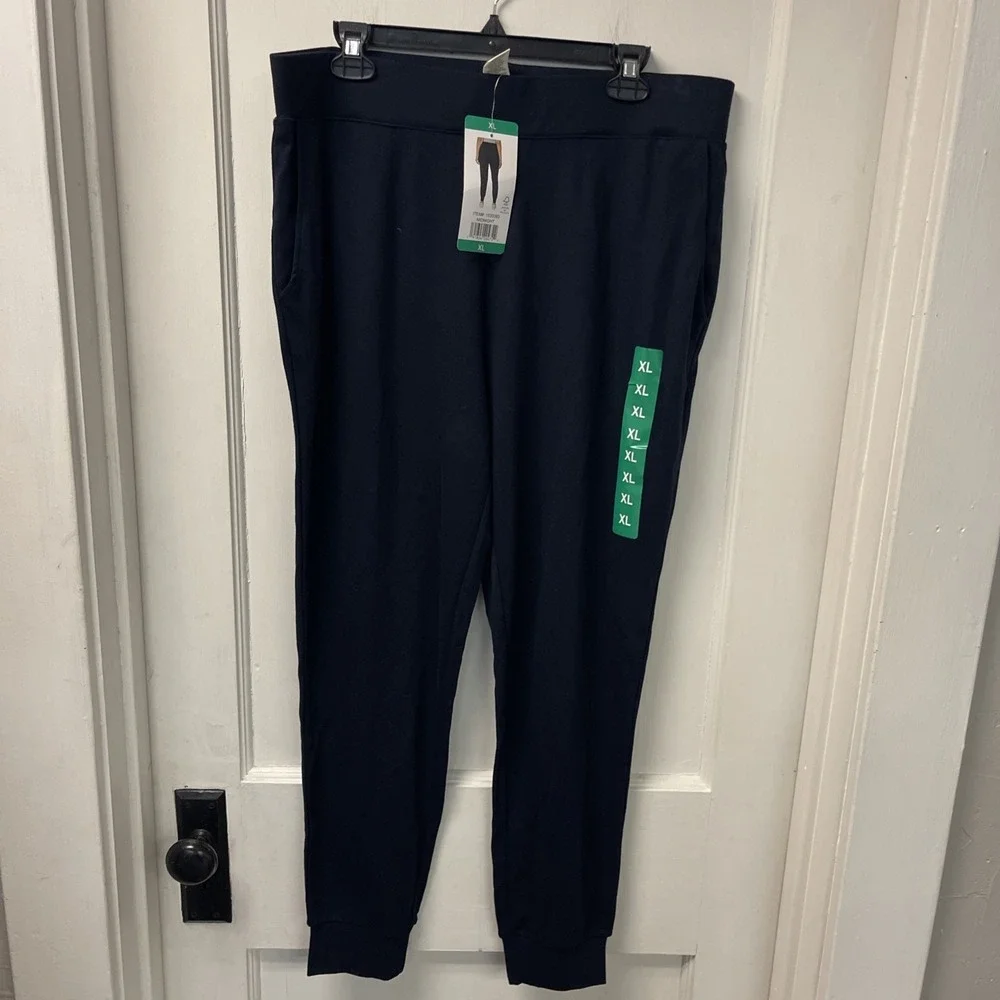 NWT Matty M Essential Jogger Comfort Jogger Navy Blue Size XL